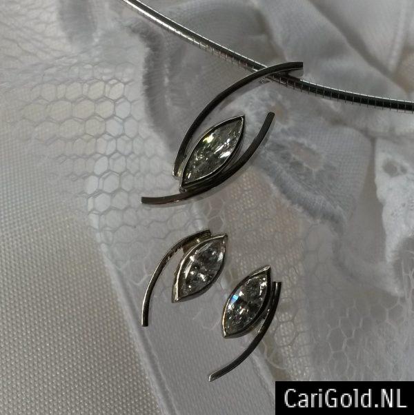 CariGold_nl_Hanger_Oorstekers_14K_Goud_Wit_Diamant
